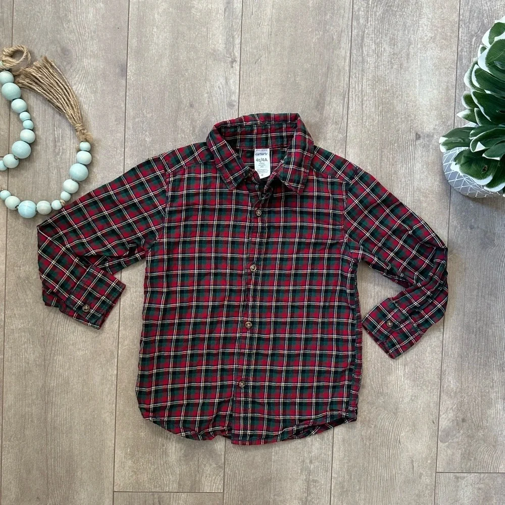 Carters shirt evy button